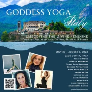 embodying the divine feminine goddess yoga retreat lago d'orta italy