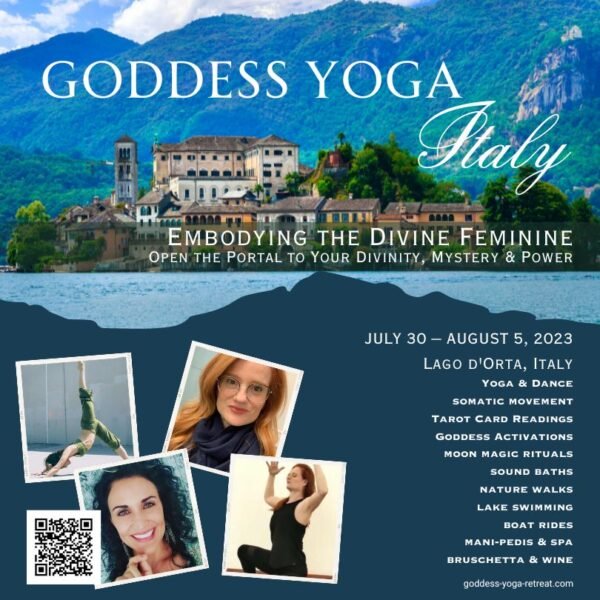 embodying the divine feminine goddess yoga retreat lago d'orta italy