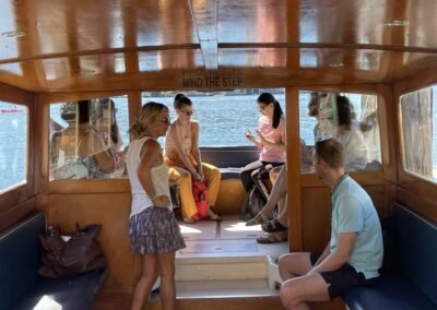 boat tour of lago d'orta italy